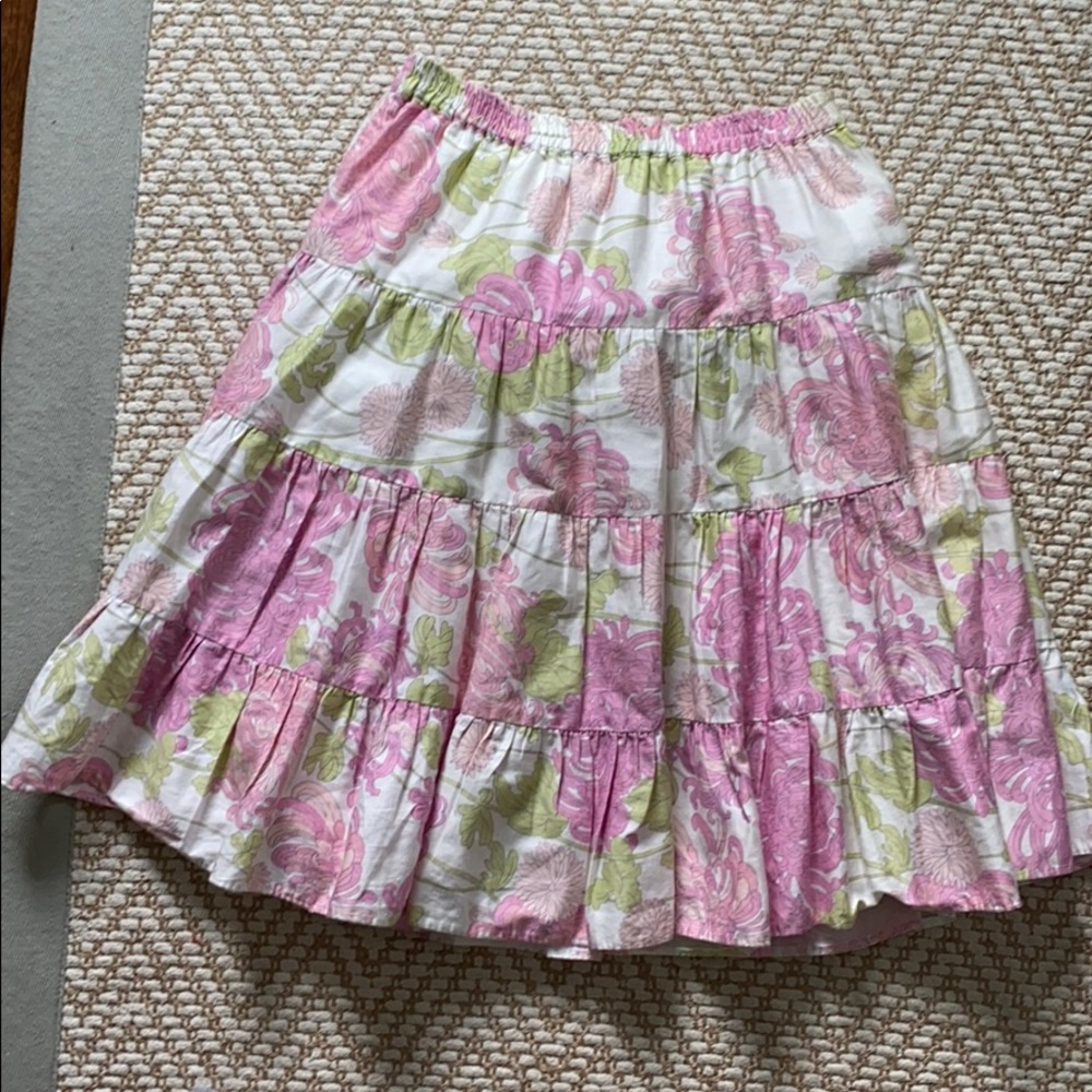 Tiered Preppy Girl Skirt